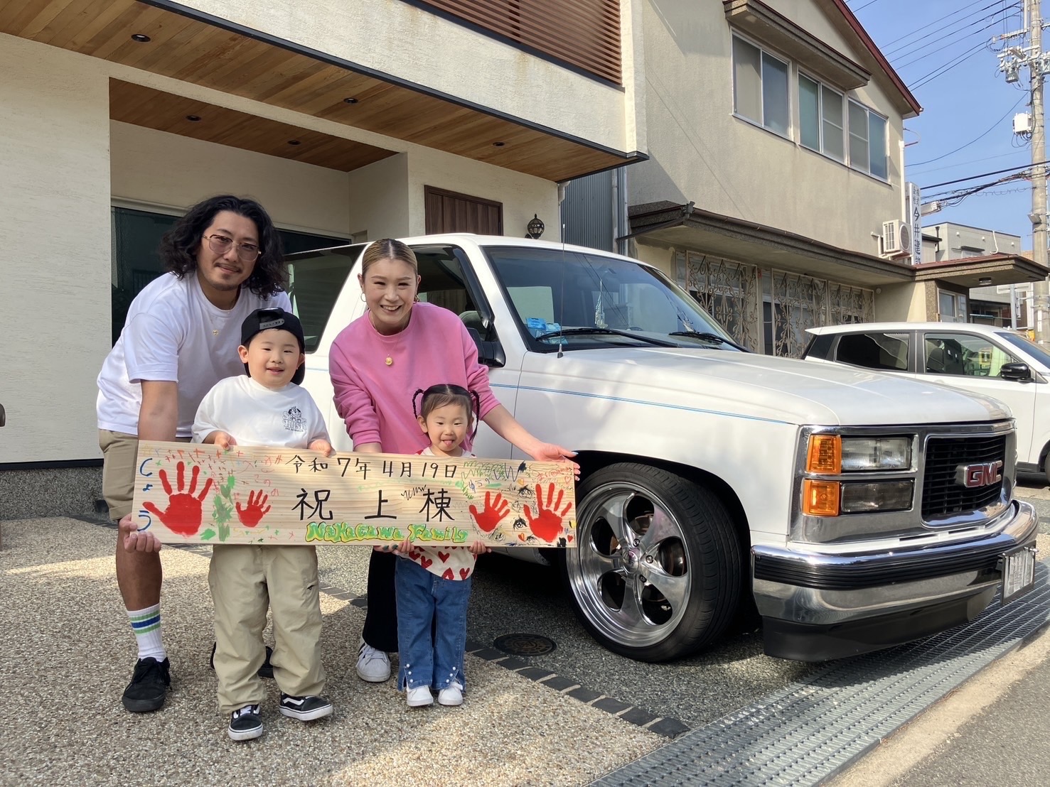 尼崎市東難波町 注文住宅 N様邸の上棟でした！